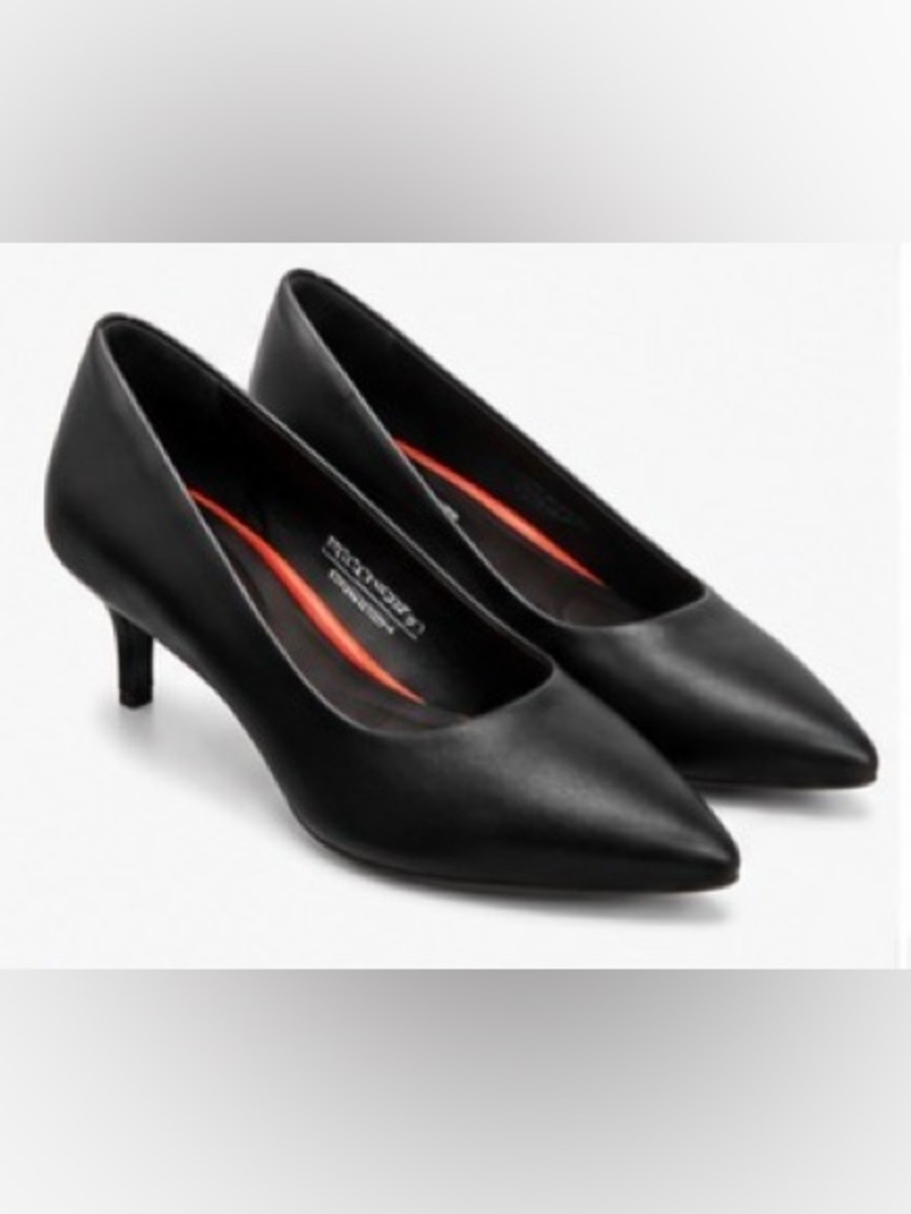 Rockport Total Motion 75mm Pointed-Toe Pumps – Black